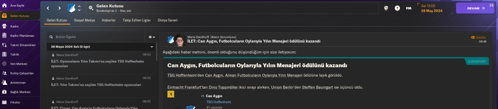 User background